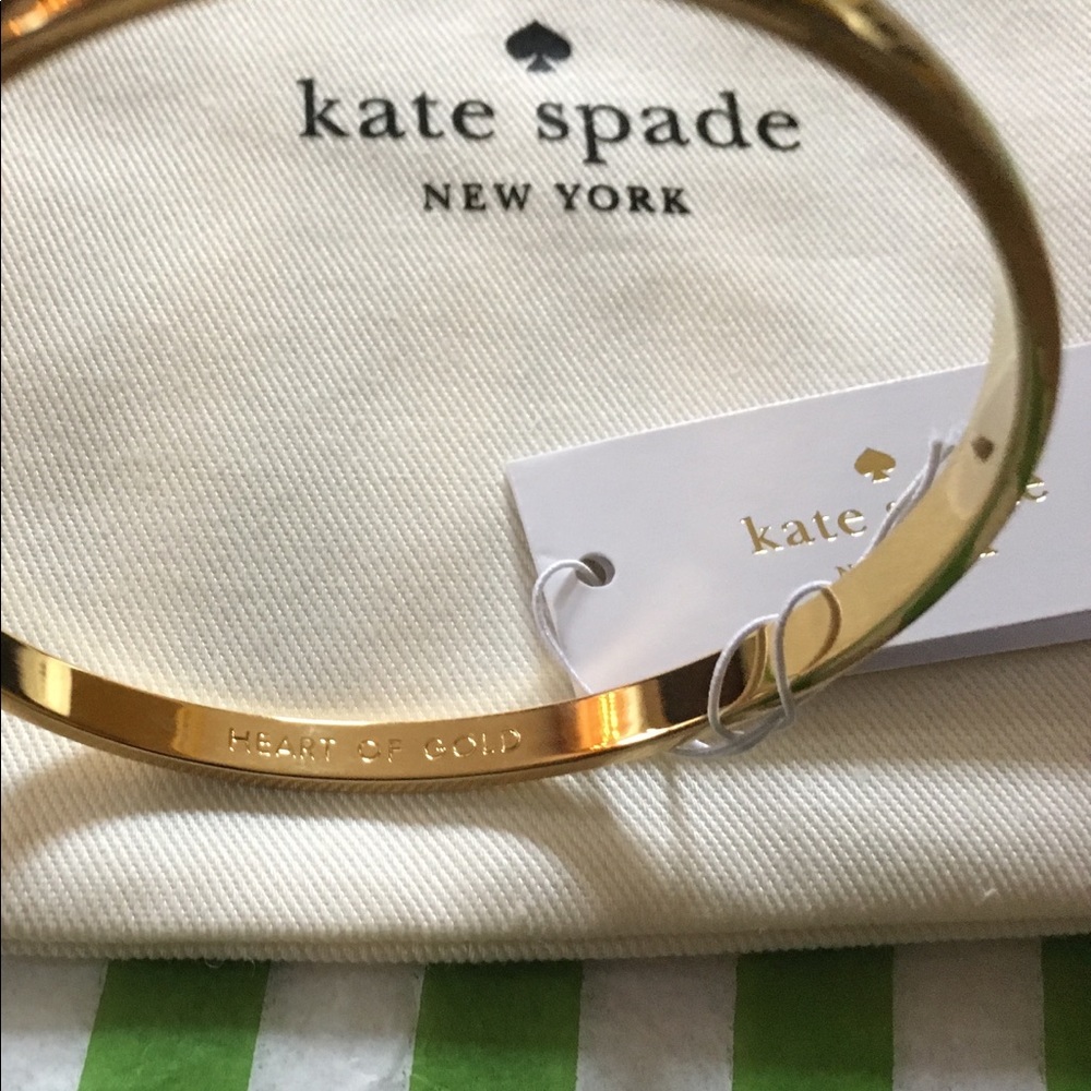Kate Spade Heart of Gold Idiom Bangle